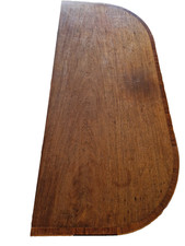 VERY LARGE Reclaimed Salvaged Antique Mahogany Timber Table Top Wood 1.21m long