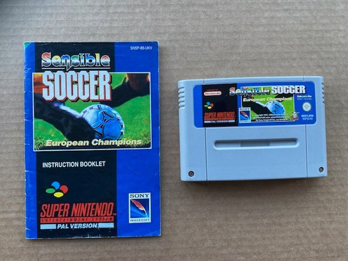 Super nintendo sensible soccer - super,