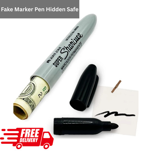 Fake marker pen hidden safe - marker,