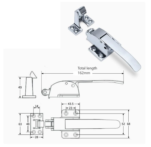Latch spring loaded walk - latch,