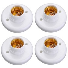 1/2/4Pack E27 Screw Cap Socket