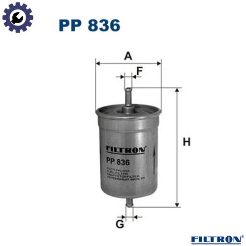Fuel filter 836 - fuel, for