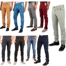 Enzo Mens Chino Trousers Slim