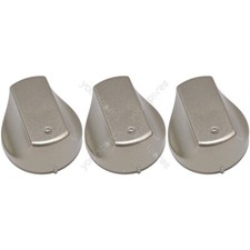 Hot-Ari ix Control Switch Knobs for Hotpoint Ariston Indesit Oven Cooker Hob x 3