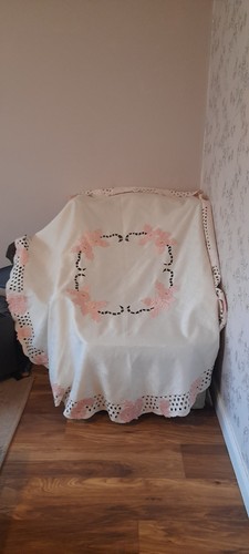 Vintage embroidered round - vintage,