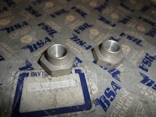 BSA  D1  D3 COMPETITION FRONT WHEEL SPINDLE NUTS GENUINE BSA NOS