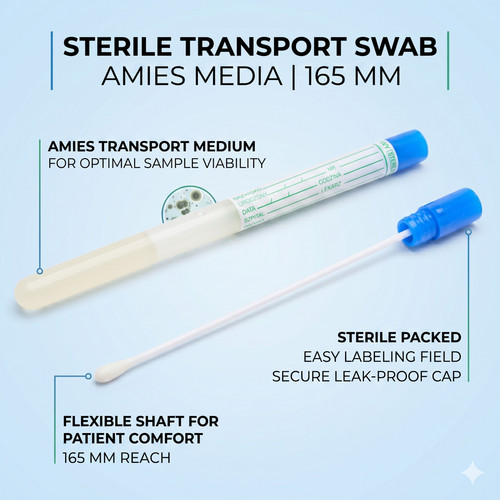 Sterile transport swab - sterile, with