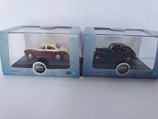 OXFORD 1/76 RK001 BLACK RILEY KESTREL + 76MGZ006 MG ZB IVORY/AUTUMN RED x  2
