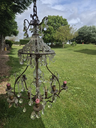 French brass crystal beaded - ,
