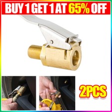 2X Tyre Valve Air Chuck