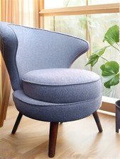 Vintage Grey Cocktail Chair