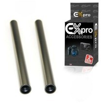  2 Pc 15mm Black Rod 20cm 8"