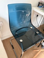 Navy Ikea Tobias Chair Plastic