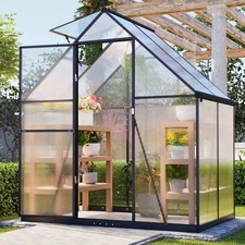 6X4FT Walk-In Greenhouse with