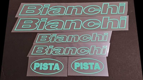 Bianchi pista set - bianchi, outline