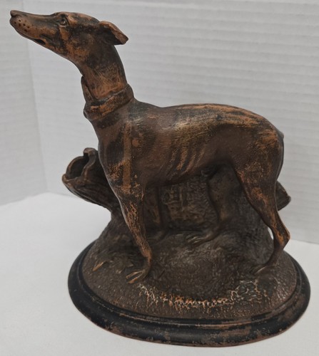 Vtg art deco whippet greyhound - whippet,