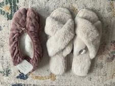 2 Pair Slipper Bundle UK 6-8
