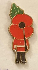 SOLDIER  POPP.Y ENAMEL LAPEL