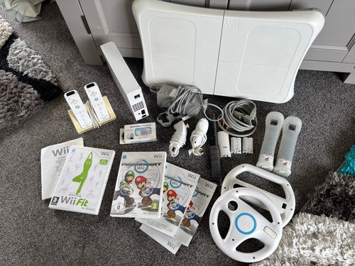 Nintendo wii and fit - and,