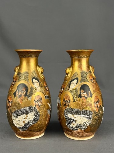Japanese satsuma 000 - 2, faces