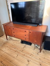 Mid Century Sideboard With Cabinets And Drawers