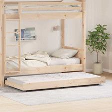 Bed Frame Solid Pine Natural