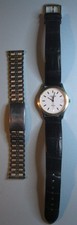 Tissot PR 50 Swiss Quartz Watch ref J172/272K. Leather and Steel Bracelet Straps