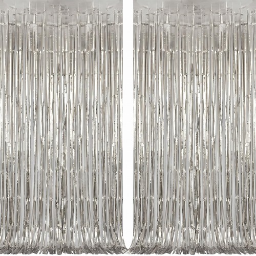 2pack foil curtain backdrop - 2pack,