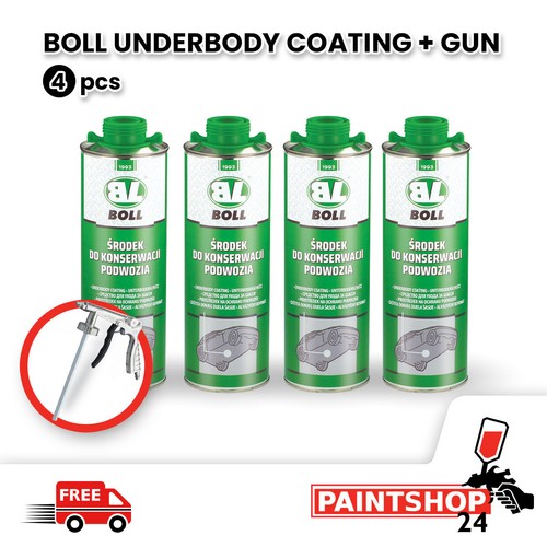 Underseal boll black car - 4x,