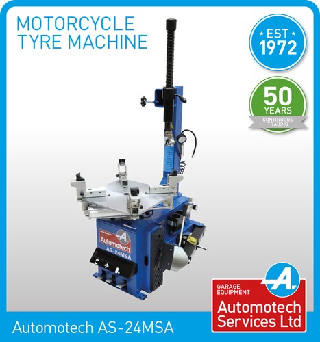 Motorcycle tyre changer - motorcycle, semi
