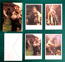 Very RARE Vintage LJUNGDAHLS Anders Zorn Paintings Letter Writing Set Sweden Art