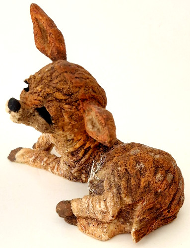 Vintage baby deer figurine - vintage,