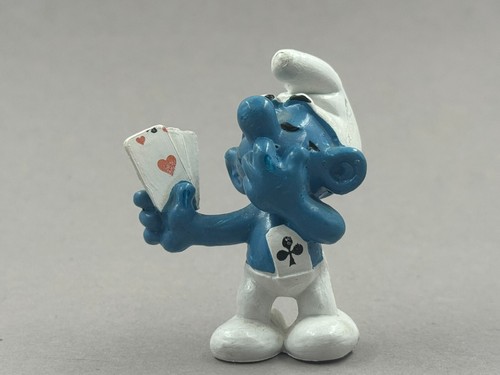 20056 card smurf schleich - smurf,