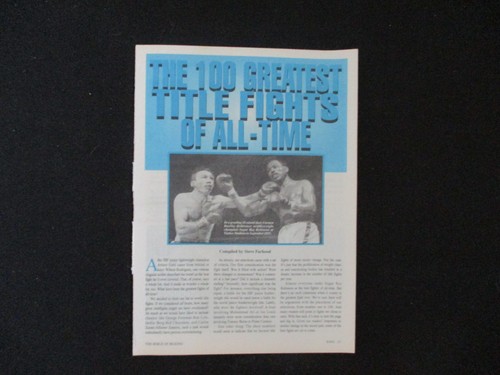 The ring boxing magazine 100 - ring,