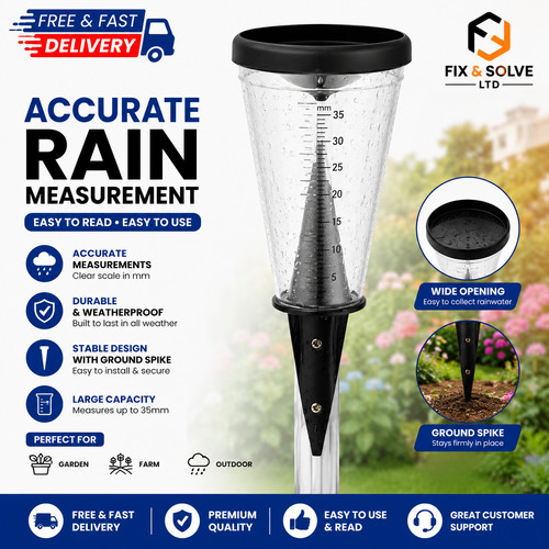 Analogue rain gauge - analogue,