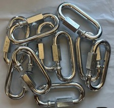 Lot of 10 Goliath Industrial Quick Link 7/16" Safety Tow Chain 