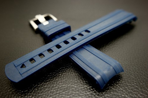 20mm blue rubber - blue, with