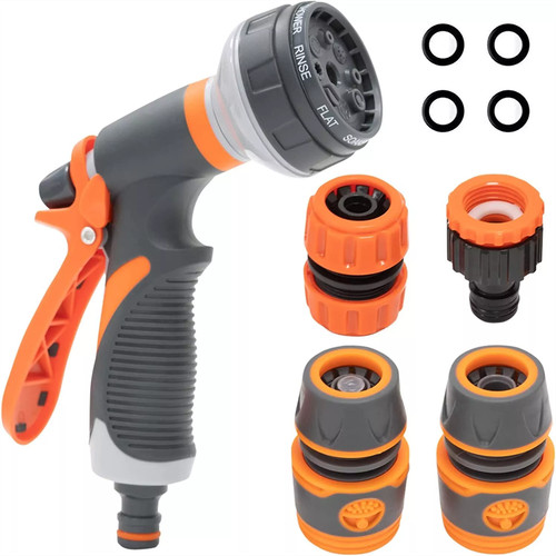 Hose spray gun - kit, adjustable