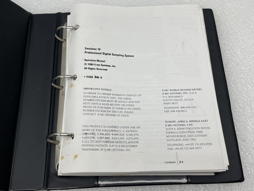 1994 systems emulator - e-mu,