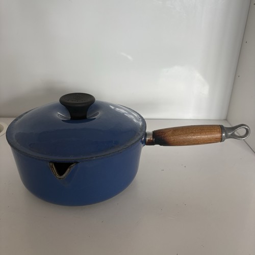 Creuset vintage blue - blue, cast
