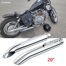 2x Stainless Steel Exhaust