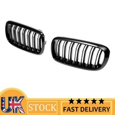 FRONT GRILLE Compatible for BMW F15 F85 X5 F16 F86 X6 14-17 GLOSS BLACK NEW