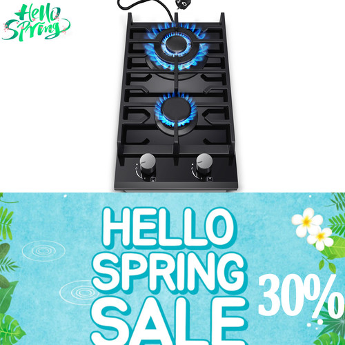 Gas cooktop black - 30, cm