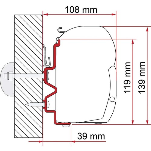Fiamma adapter rapido - rapido, 400