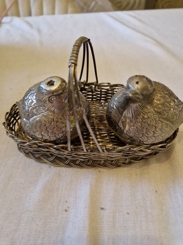 Vintage silver plated cruet - vintage,