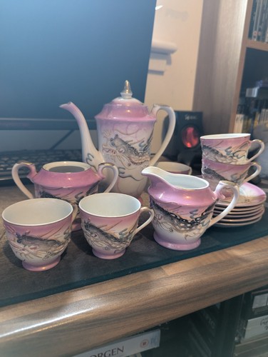 Lucky japanese dragonware tea - lucky,