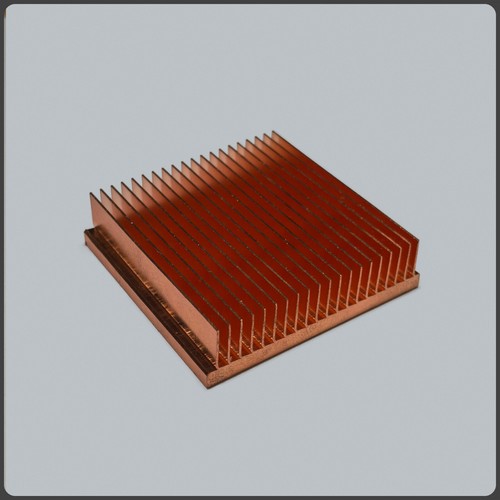 Pure copper heatsink skiving - pure,
