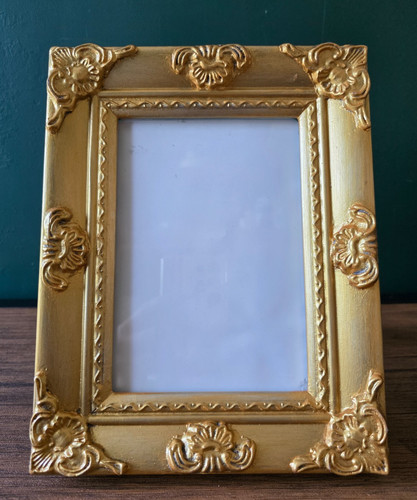 Vintage ornate gold photo - vintage,
