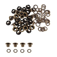 100 x Eyelets Brass Long