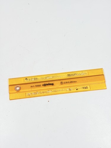 Rotring lettering stencil - rotring,